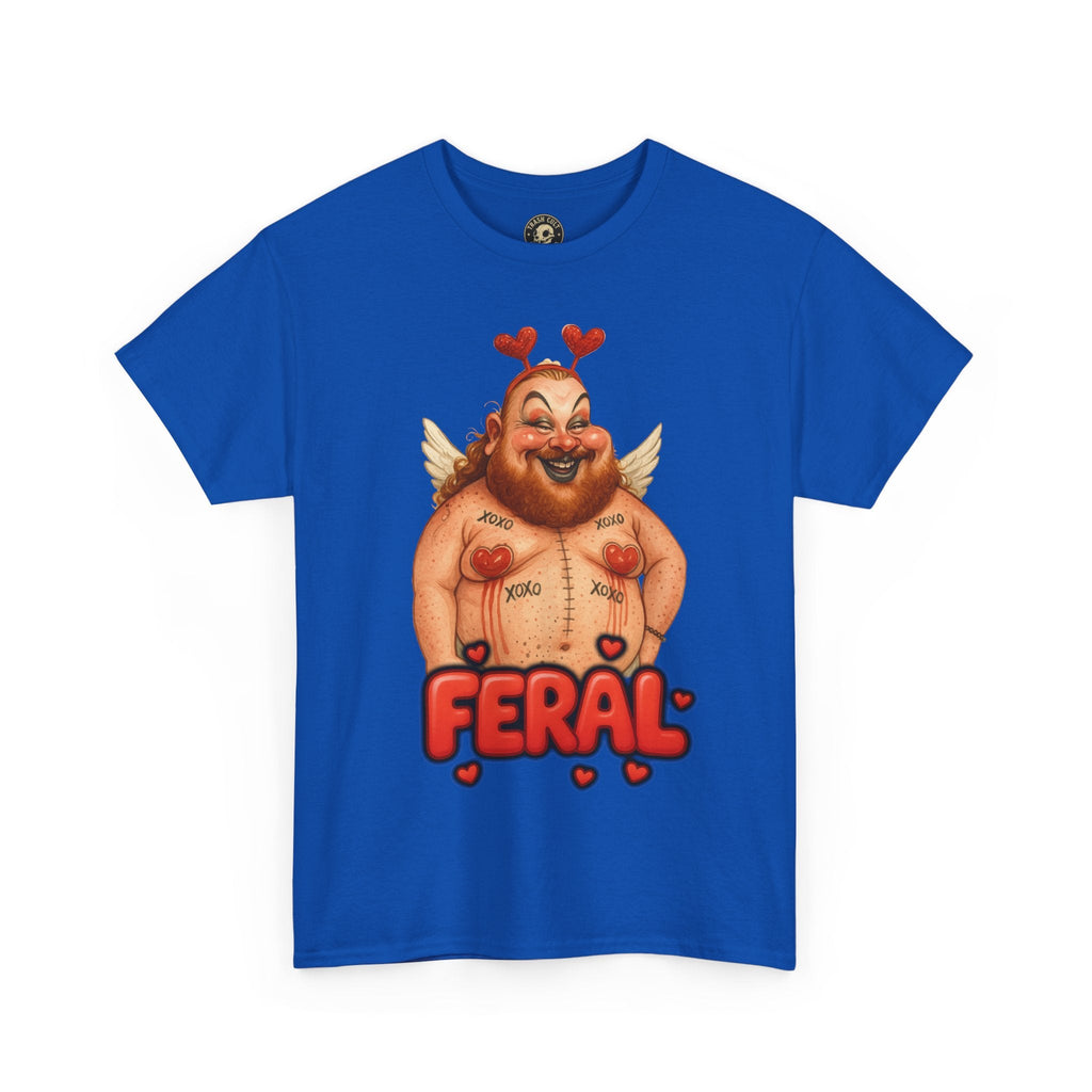 Feral Cupid Macabre Valentine Shirt | Fun Graphic Shirt, Quirky Gift, Casual Wear, Valentine's Apparel, Trendy Statement Top