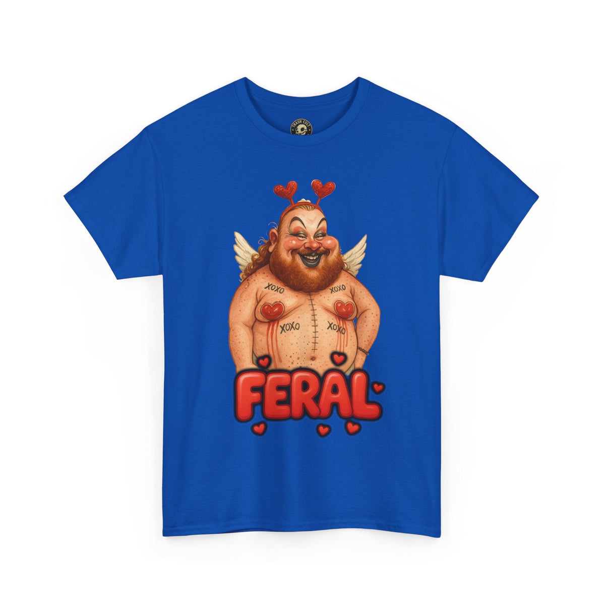 Feral Cupid Macabre Valentine Shirt | Fun Graphic Shirt, Quirky Gift, Casual Wear, Valentine's Apparel, Trendy Statement Top