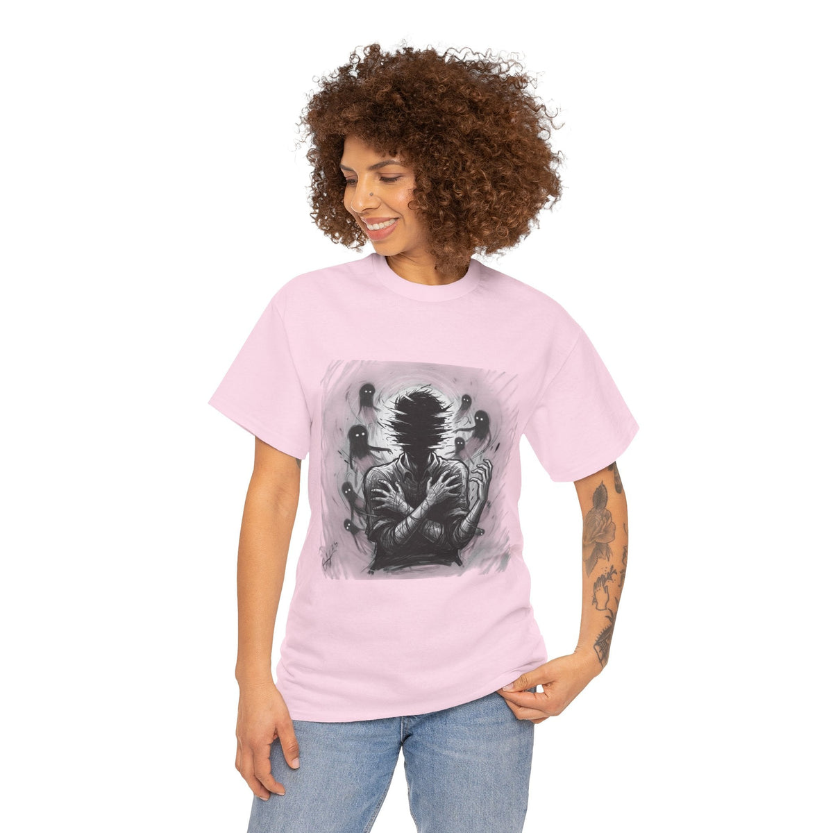 Xian Allen x Trash Cult Shirt – “Don’t Let Them In” | Ghost Spiral Emotional Horror Tee