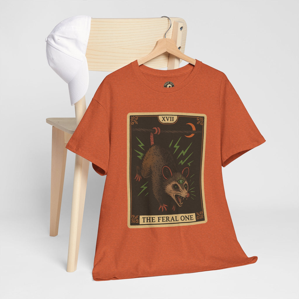 Feral One Graphic Tee - Quirky Unisex T-Shirt, Vintage Inspired, Animal Art, Casual Wear, Gifts for Him/Her
