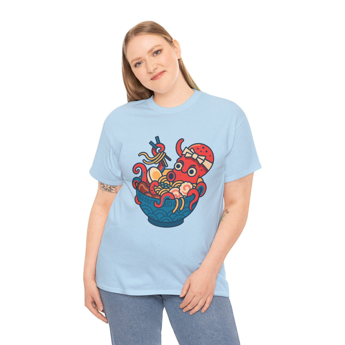 Octopus Ramen Bowl Shirt – Funny Japanese Noodle Graphic Tee