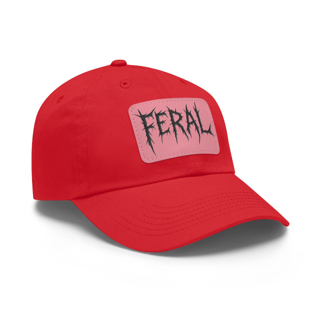 FERAL Embroidered Leather Patch Hat – Trash Cult Supply Co.