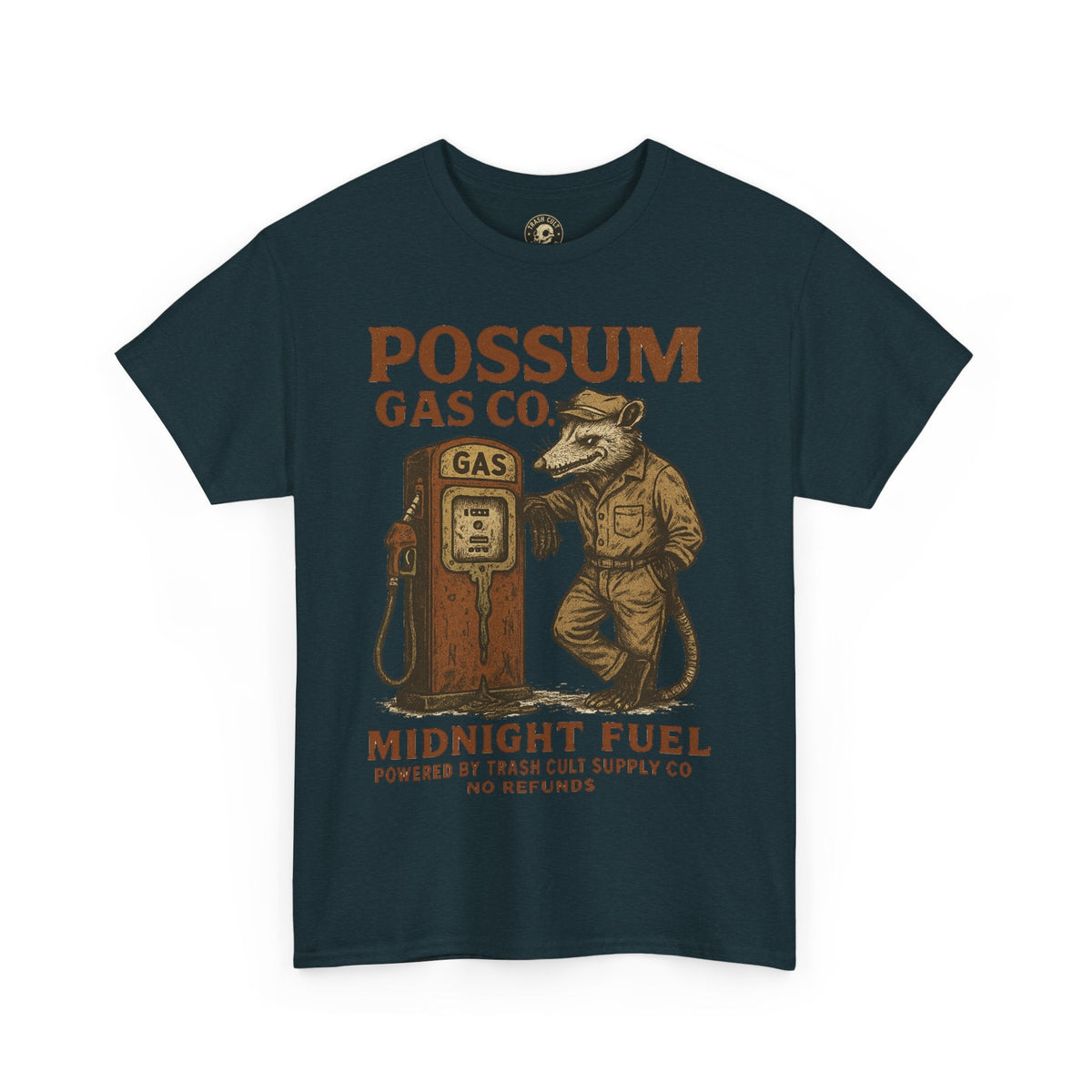 Possum Gas Co. Vintage Feral Mechanic Shirt – Trash Cult Supply Co. – Gildan 5000