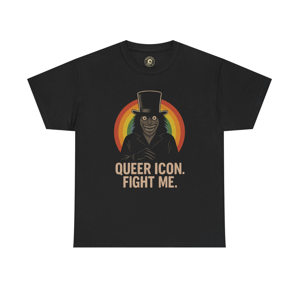 Queer Icon Fight Me Shirt – Babadook Parody Pride Tee – Funny LGBTQ Horror Graphic – Gildan 5000