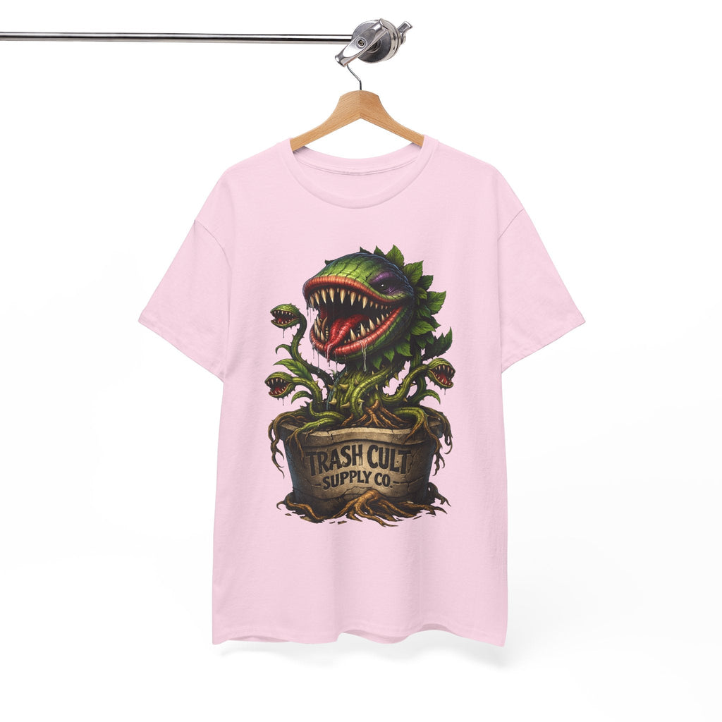 Carnivorous Plant Graphic Tee — "Trash Cult Supply Co." Potted Monster Shirt