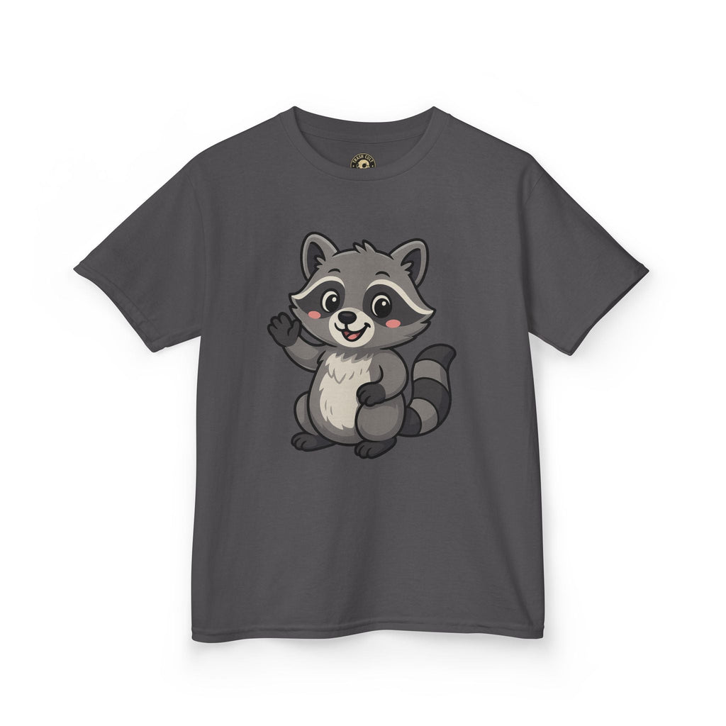 Cute Raccoon Kids T-Shirt, Fun Animal Graphic Tee for Boys and Girls, Birthday Gift, Playful Party Wear, Everyday Casual Shirt, Nature [...]