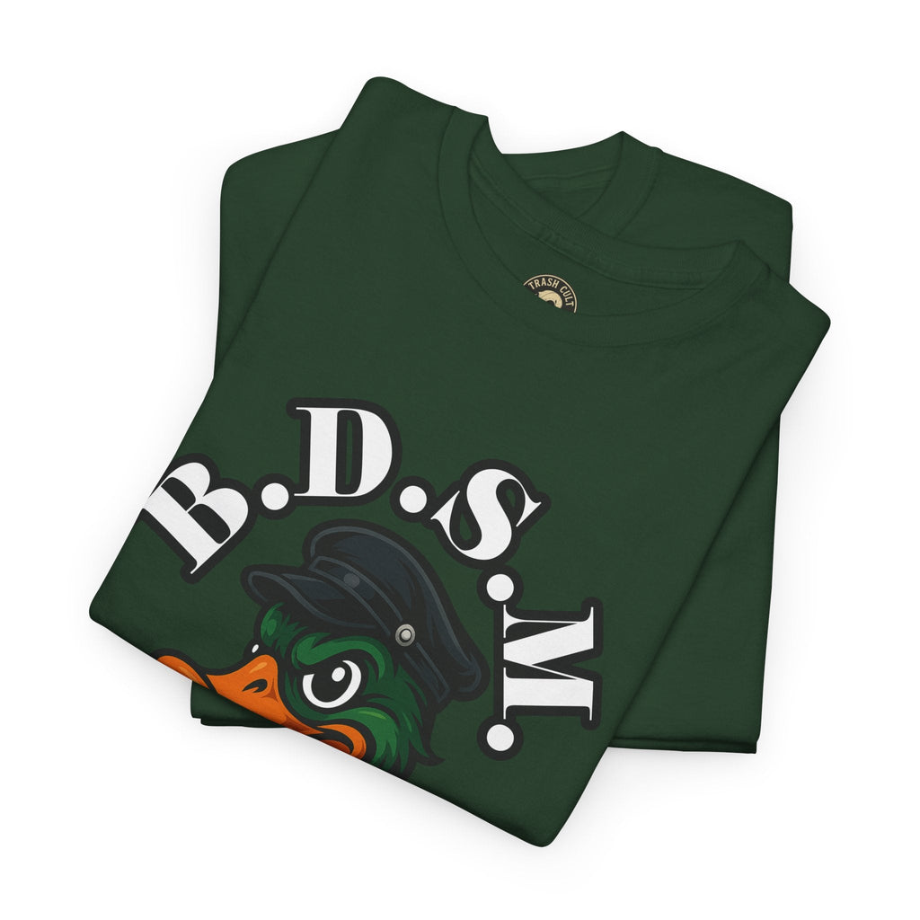 BDSM Mallard Duck Biker Shirt – Funny Biker Duck Tee on Gildan 5000