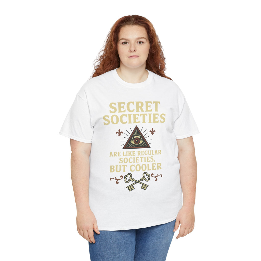 Secret Societies Shirt – Illuminati Eye Graphic Tee – Gildan 5000 Soft Cotton – Trash Cult Vintage Design