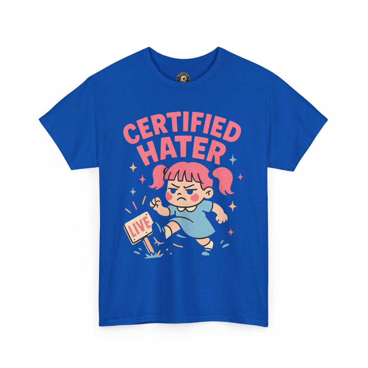Certified Hater Unisex Heavy Cotton Tee, Funny Graphic T-Shirt, Casual Wear, Gift for Friends, Birthday Gift, Unique Humor Tee