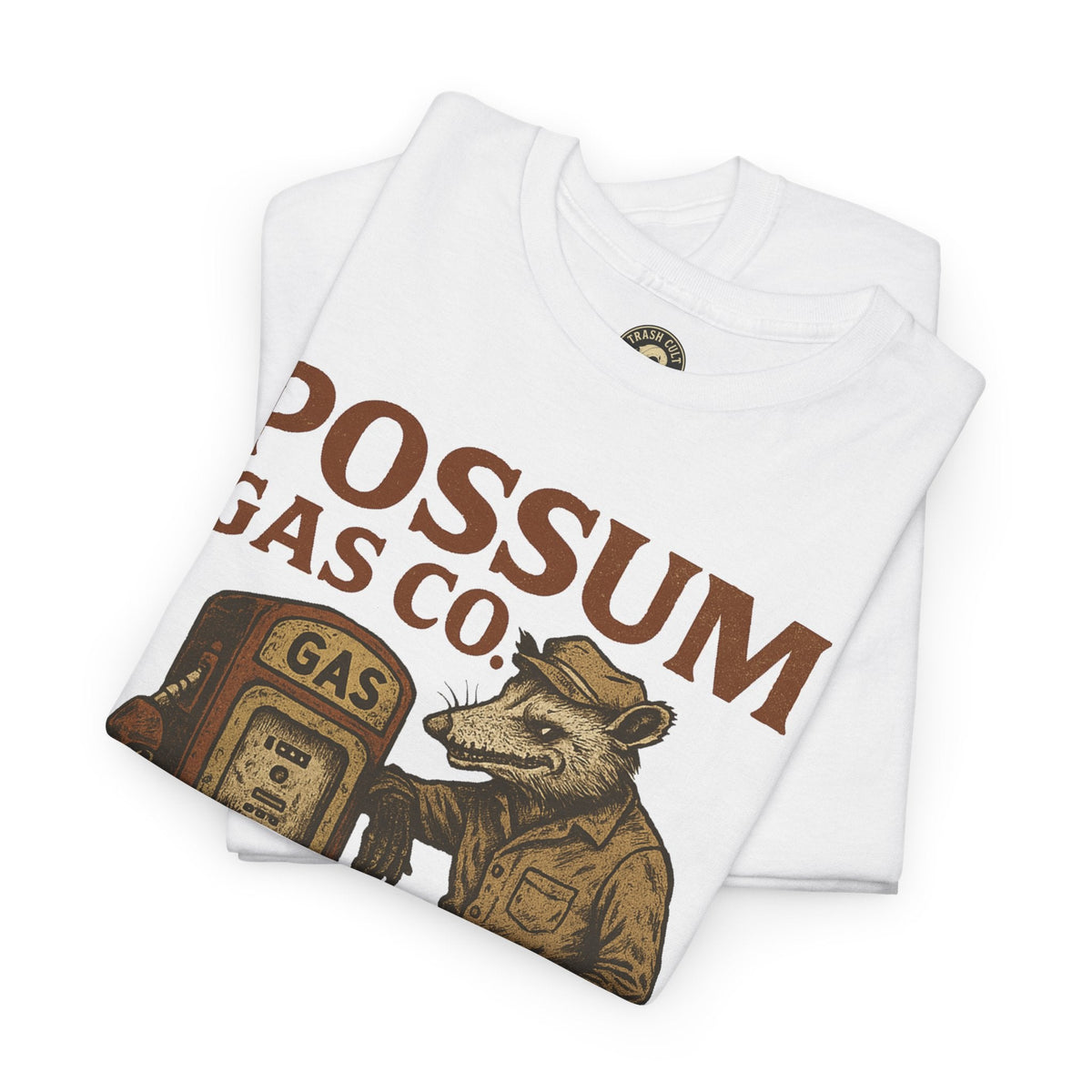 Possum Gas Co. Vintage Feral Mechanic Shirt – Trash Cult Supply Co. – Gildan 5000