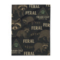 Feral Raccoon Arctic Fleece Blanket, Cozy Wildlife Blanket, Unique Gift for Animal Lovers, Soft Throw for Home Decor, Perfect for Camping
