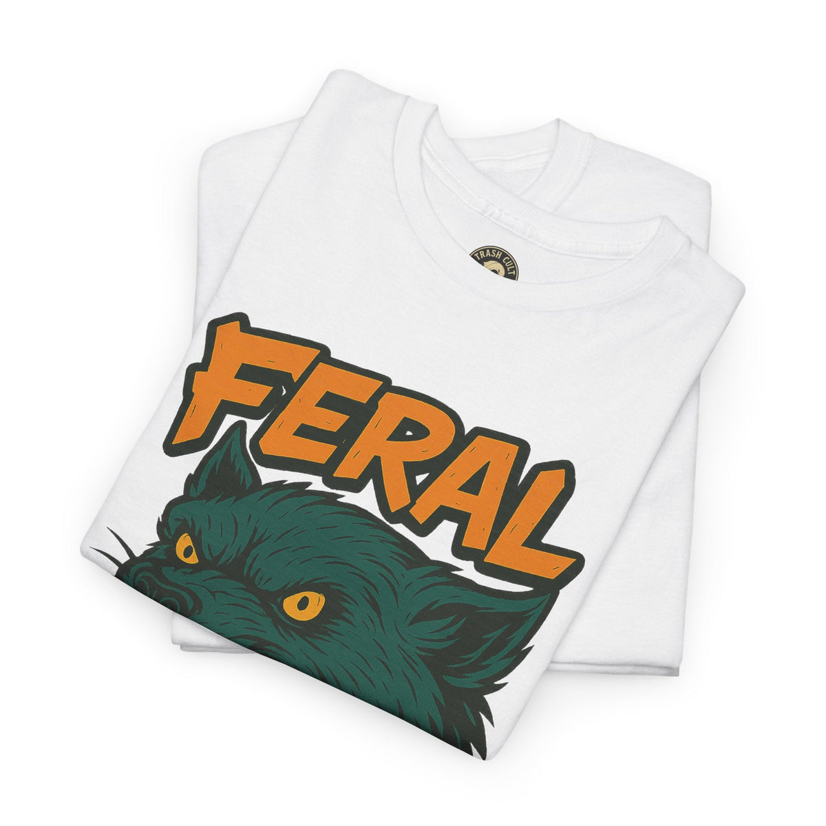 FERAL Wolverine Shirt – Trash Cult Graffiti Tee (Gildan 5000)