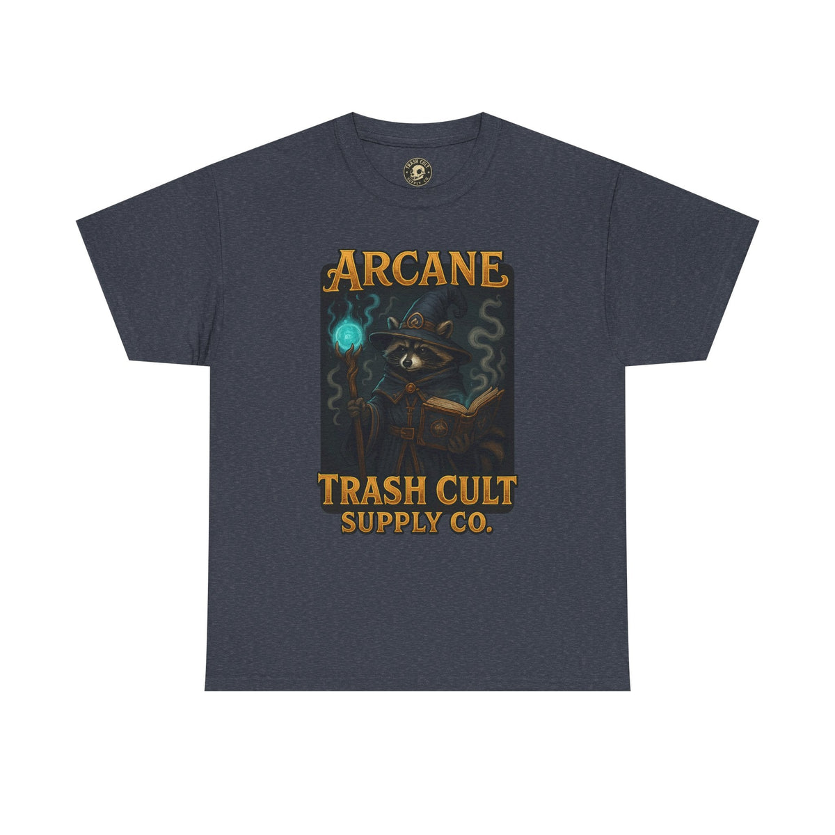 Arcane Trash Cult Unisex Heavy Cotton Tee, Cult Merchandise, Witchy Style, Halloween Tee, Casual Everyday Wear