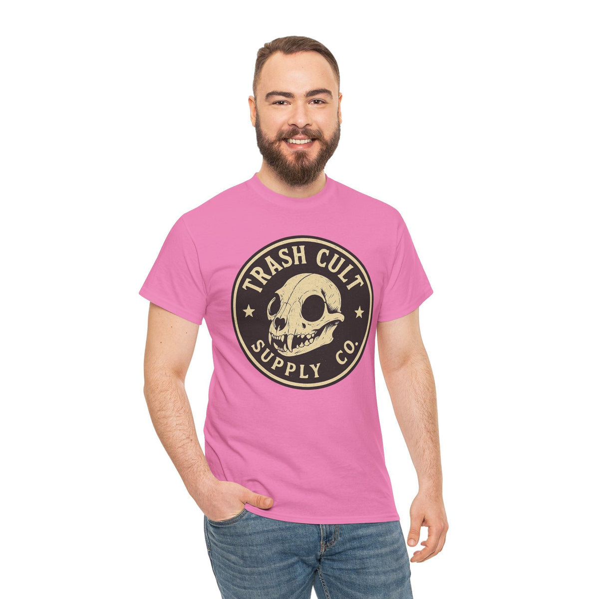 Trash Cult Skull - Stay Feral Culture Vibe, Streetwear Gift, Casual Outfit, Festival Wear, Trendy Apparel, Unique Present