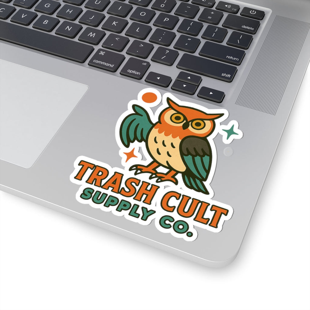 Whimsical Owl Kiss-Cut Stickers | Vintage Inspired, Cute Owl Decals for Laptops, Journals, Gift Wrap, and Party Favors