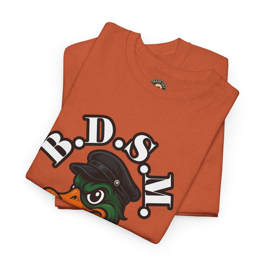 BDSM Mallard Duck Biker Shirt – Funny Biker Duck Tee on Gildan 5000