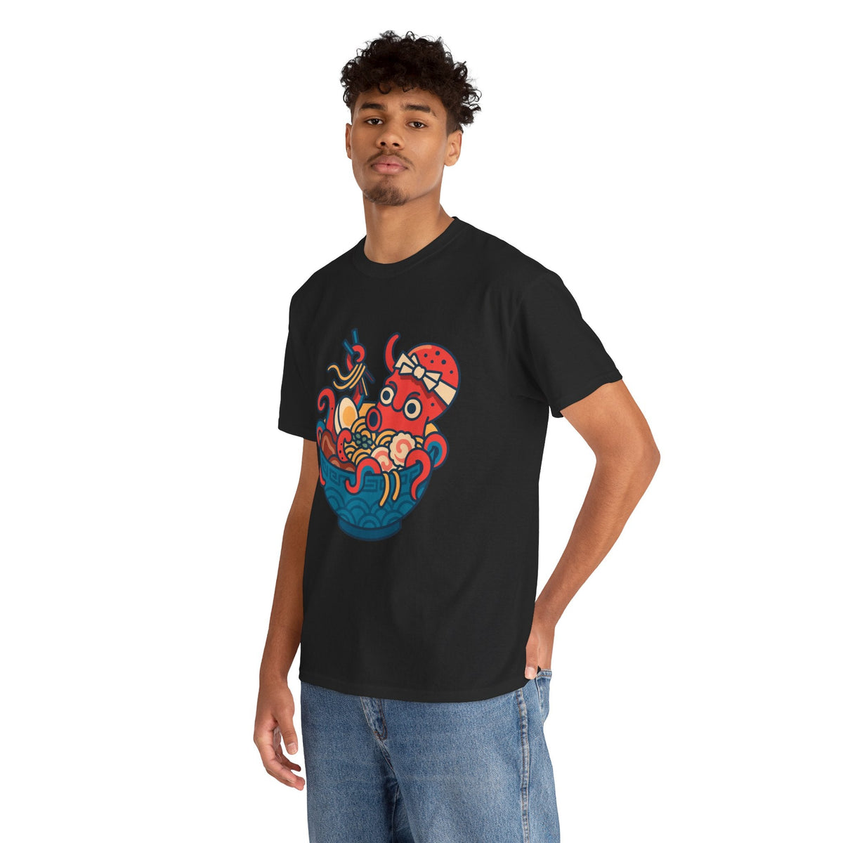 Octopus Ramen Bowl Shirt – Funny Japanese Noodle Graphic Tee
