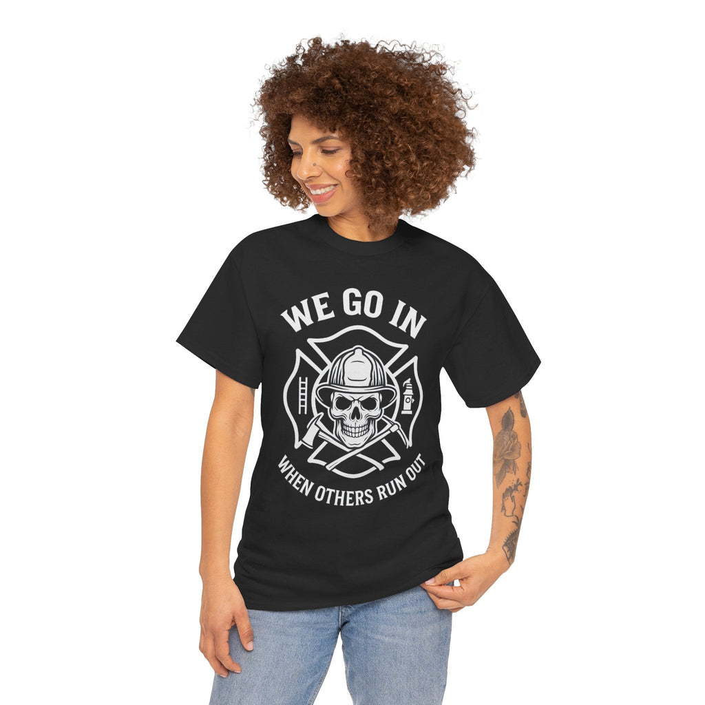 Firefighter Tribute T-Shirt - Bold Design, Heroic Spirit, Unisex Shirt, Gift for Firefighters, Fire Safety Awareness