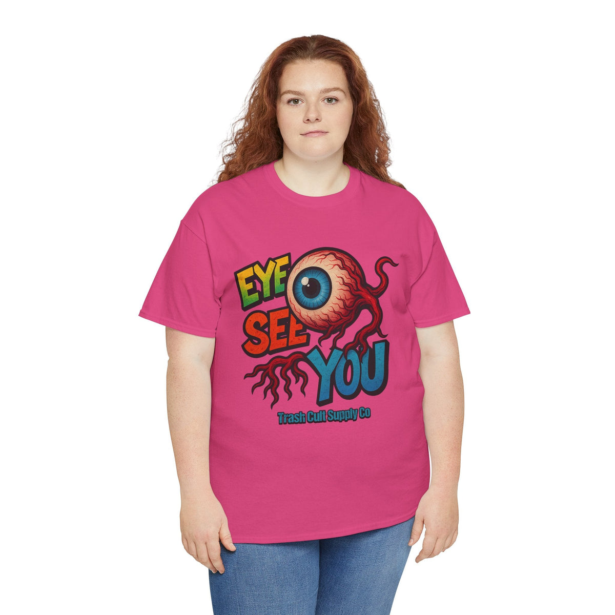Eye See You Shirt – Creepy Eyeball Graphic Tee – Gildan 5000 Unisex