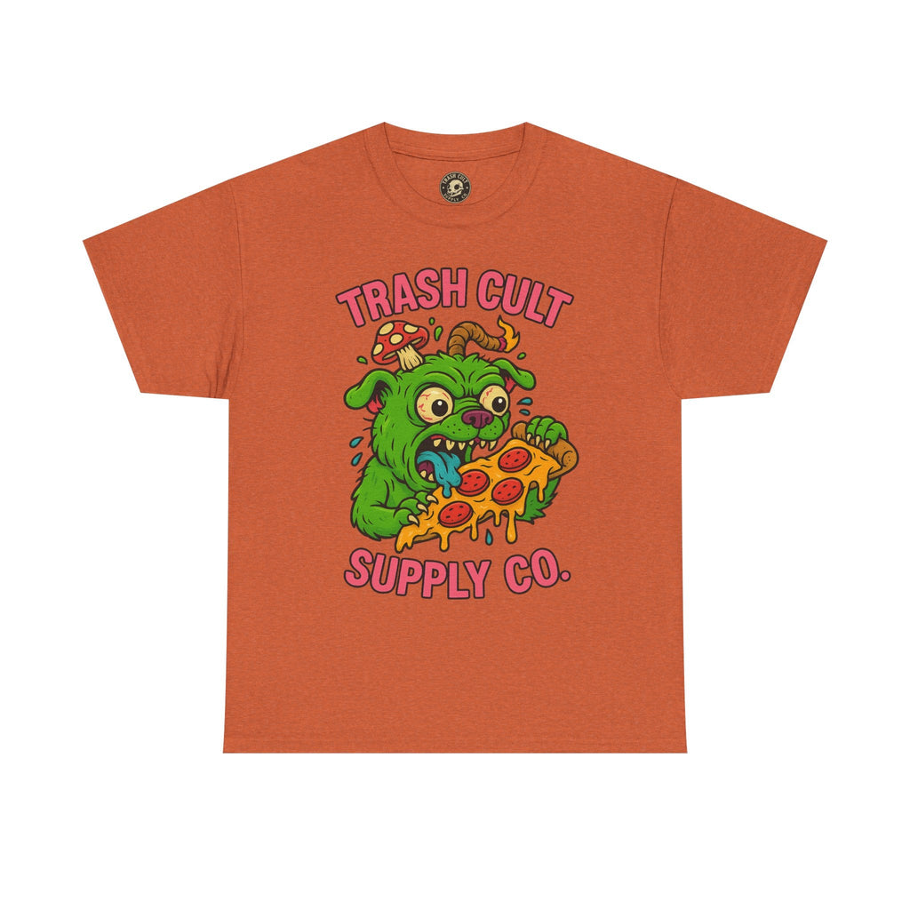 Feral Pizza Monster Shirt – Trash Cult Supply Co | Gildan 5000 Graphic Tee