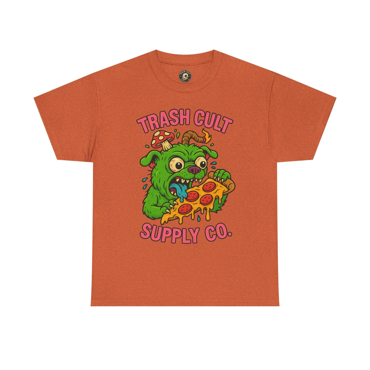 Feral Pizza Monster Shirt – Trash Cult Supply Co | Gildan 5000 Graphic Tee