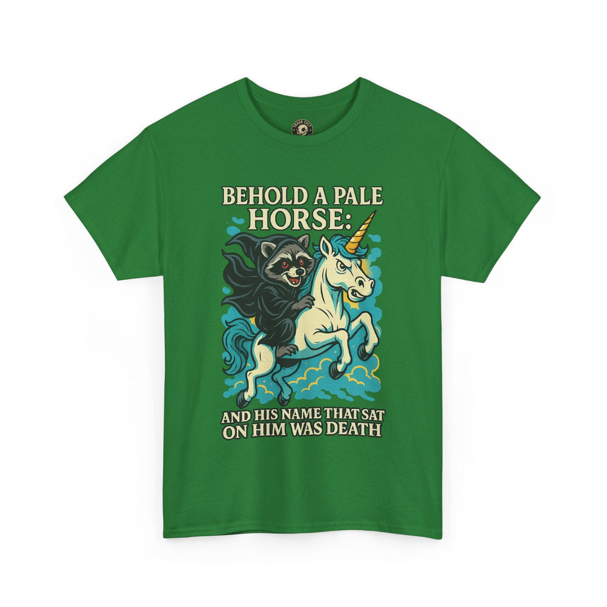 Behold a Pale Horse – Raccoon of Death Shirt | Gildan 5000 Unisex Tee