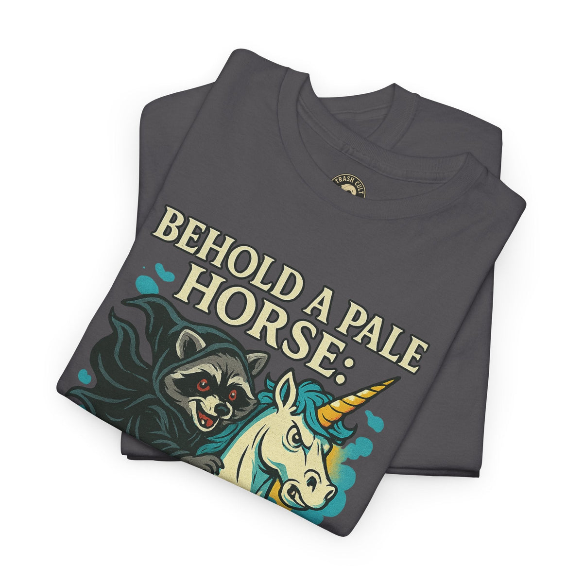 Behold a Pale Horse – Raccoon of Death Shirt | Gildan 5000 Unisex Tee