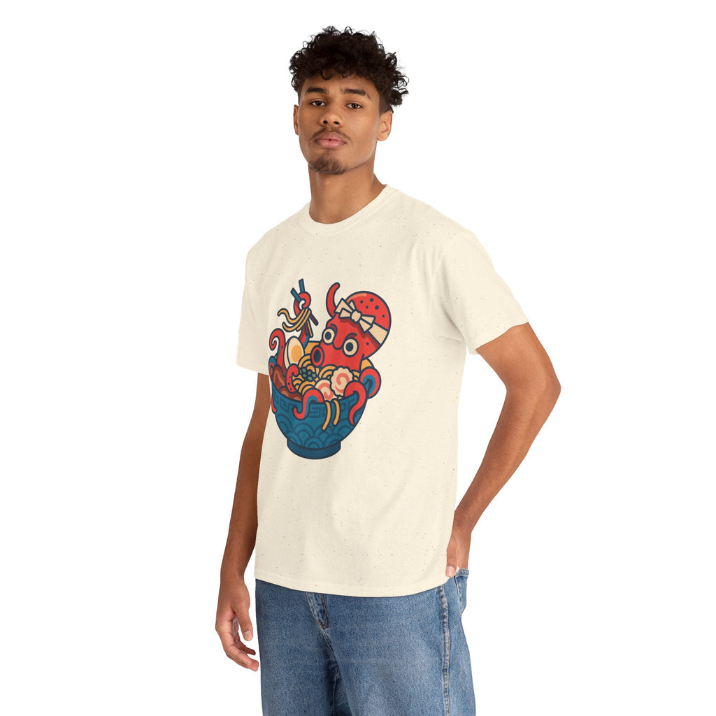 Octopus Ramen Bowl Shirt – Funny Japanese Noodle Graphic Tee
