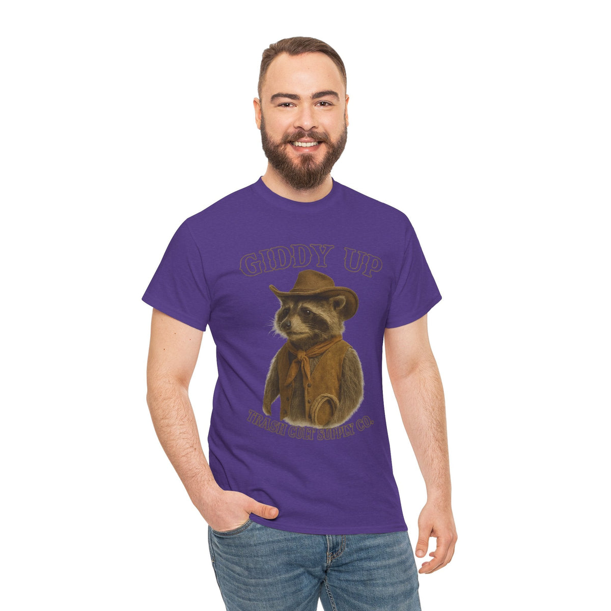 Giddy Up Graphic Tee, Funny Tee, Unisex Cowboy Shirt, Casual Wear, Gift for Him/Her