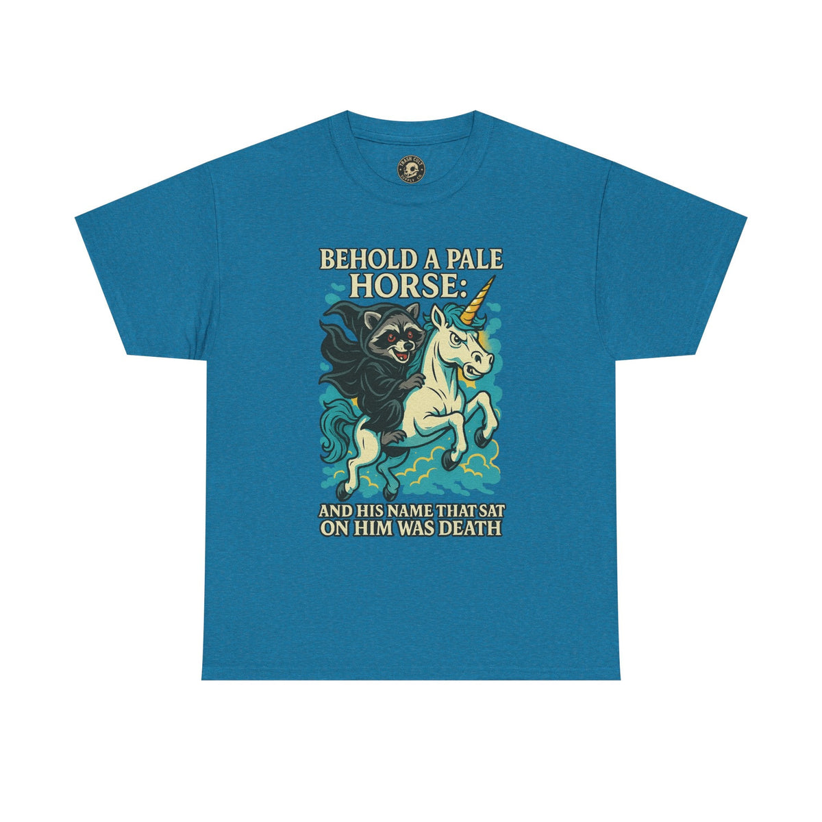 Behold a Pale Horse – Raccoon of Death Shirt | Gildan 5000 Unisex Tee
