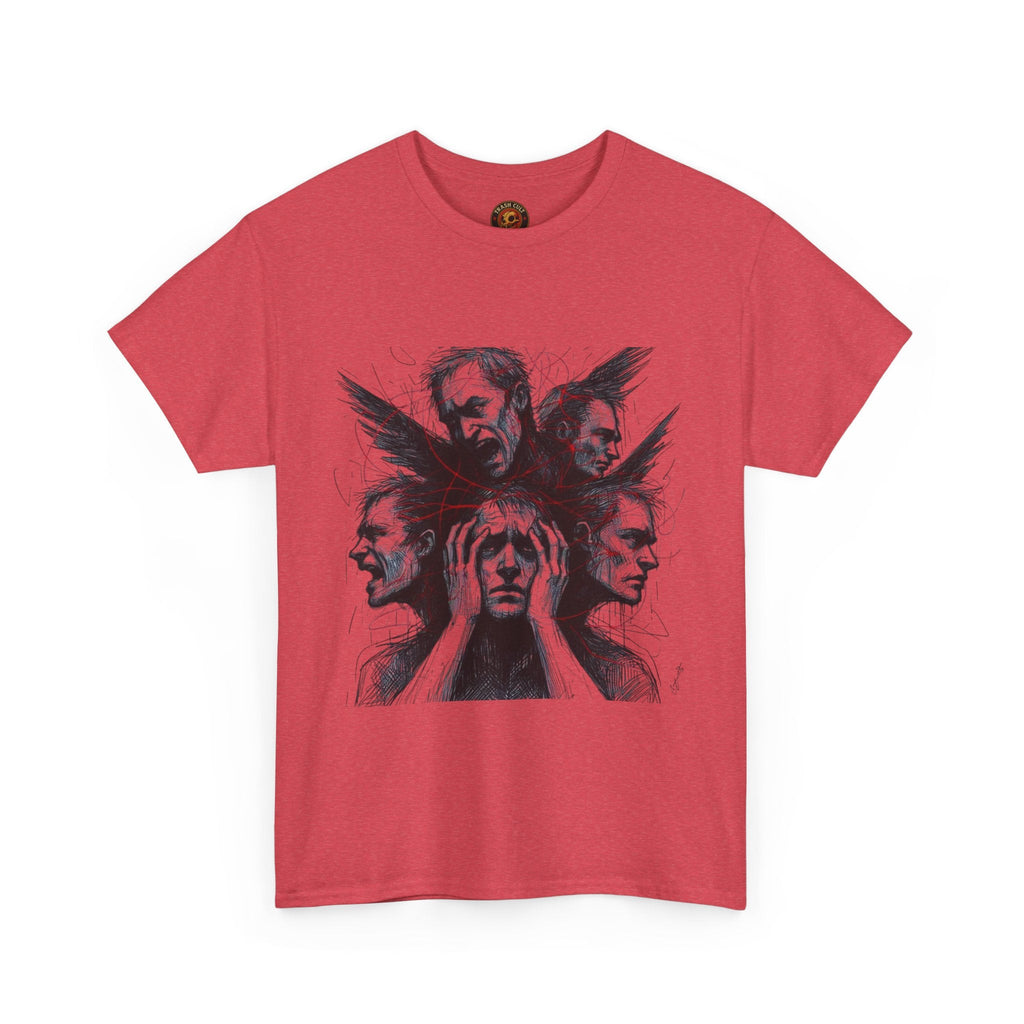 Xian Allen x Trash Cult Shirt – “Loud Inside My Head” | Dark Illustrative Art Tee