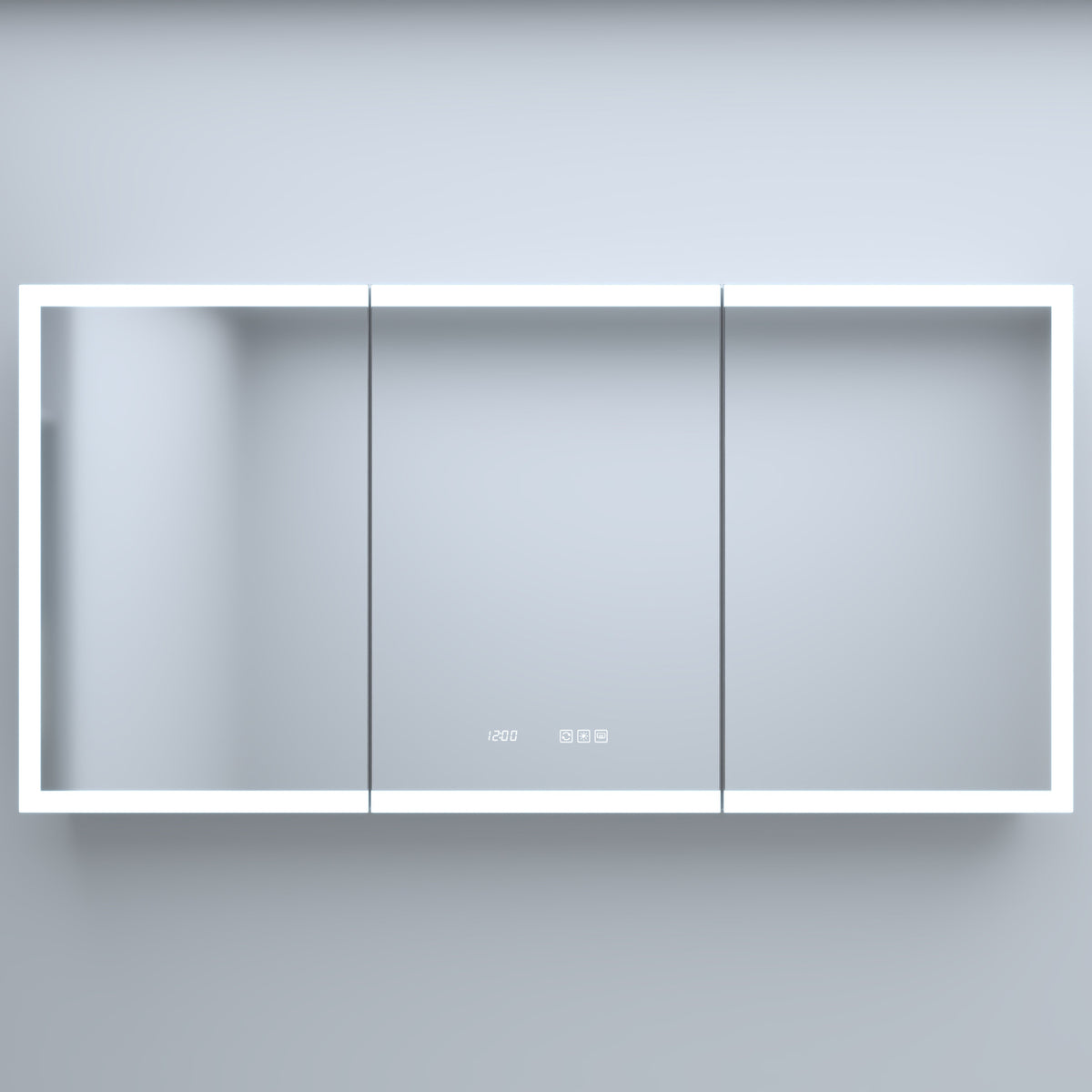 60 Inch W x 30 Inch H Rectangular LED Bathroom Mirror