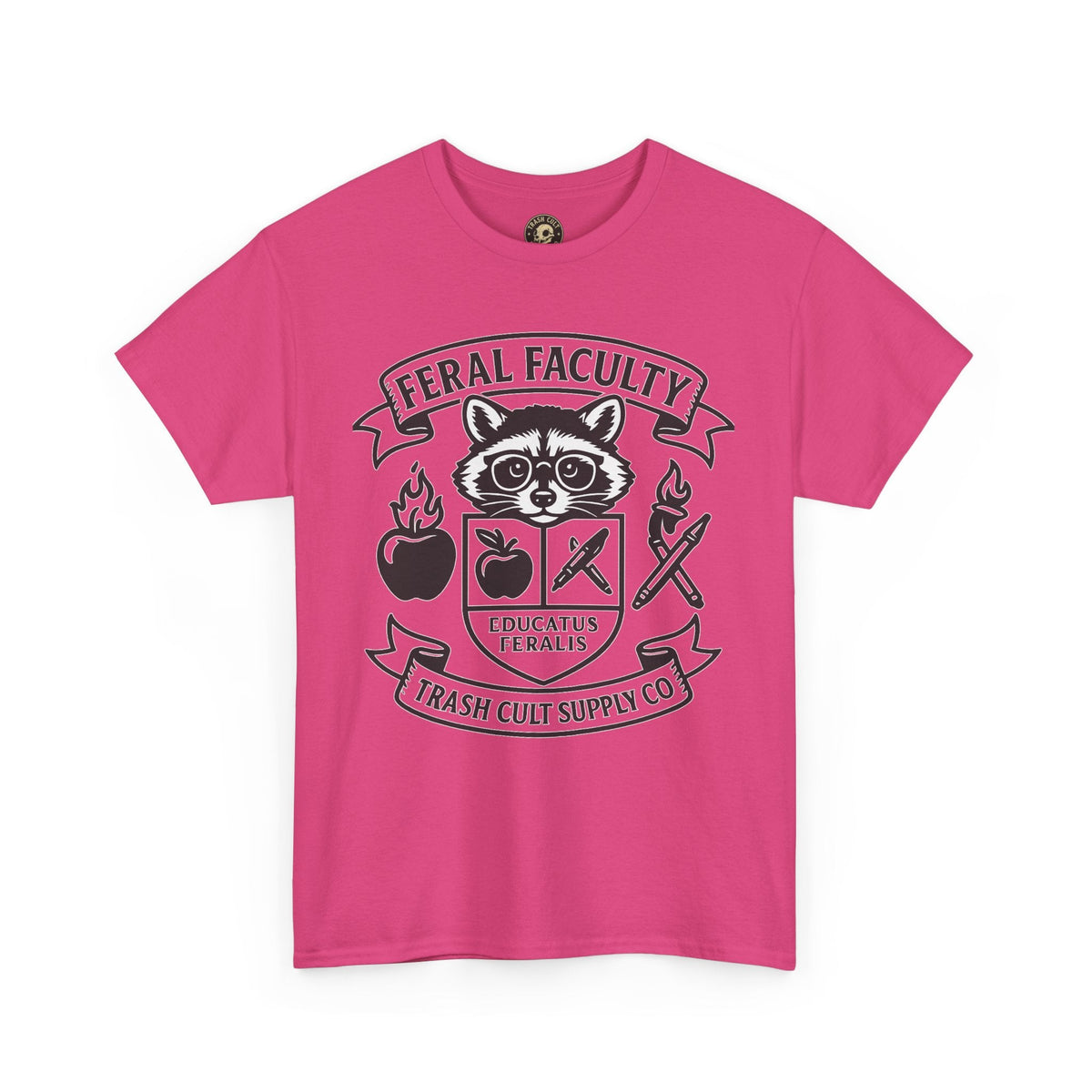 Feral Faculty Tee, Fun Teacher Shirt, Animal Lover Gift, Cool Graphic Tee, Casual Everyday Wear, Unisex Cotton T-Shirt