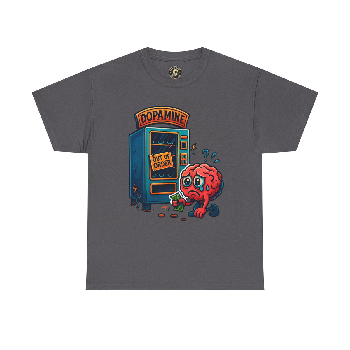 Dopamine Out of Order T-Shirt – Funny Quirky Mental Health Tee | Unisex Cotton Graphic Shirt