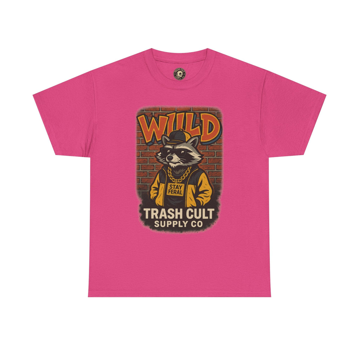 Wild Trash Cult Unisex Tee, Retro Animal T-Shirt, Graphic Tee, Eco-Conscious Apparel, Gift for Nature Lovers, Casual Streetwear