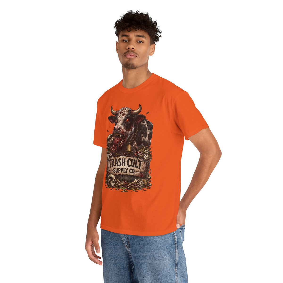 Trash Cult Supply Co. Cow Skull Tee