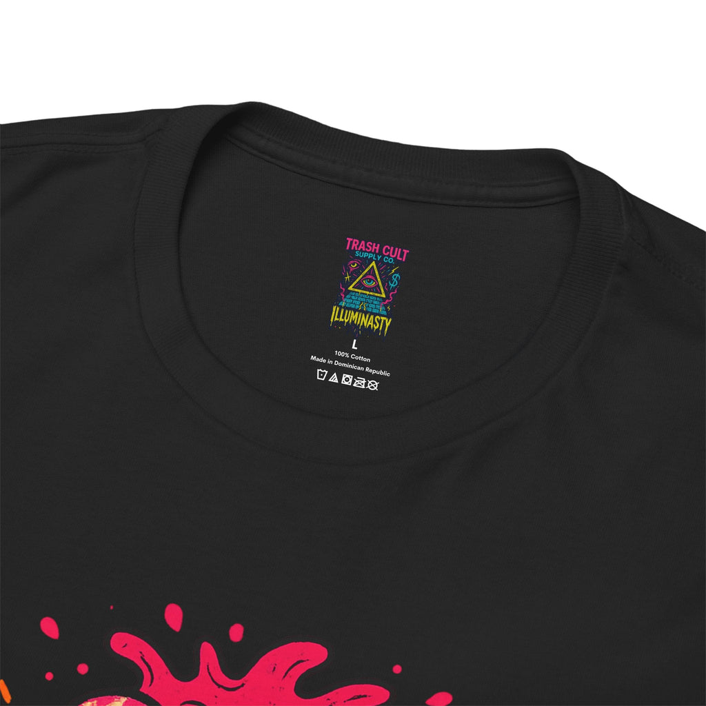 Sweet Tooth, Sour Soul – Neon Gumball Monster Graphic Tee | Gildan 5000 | Limited Edition Chaoswear