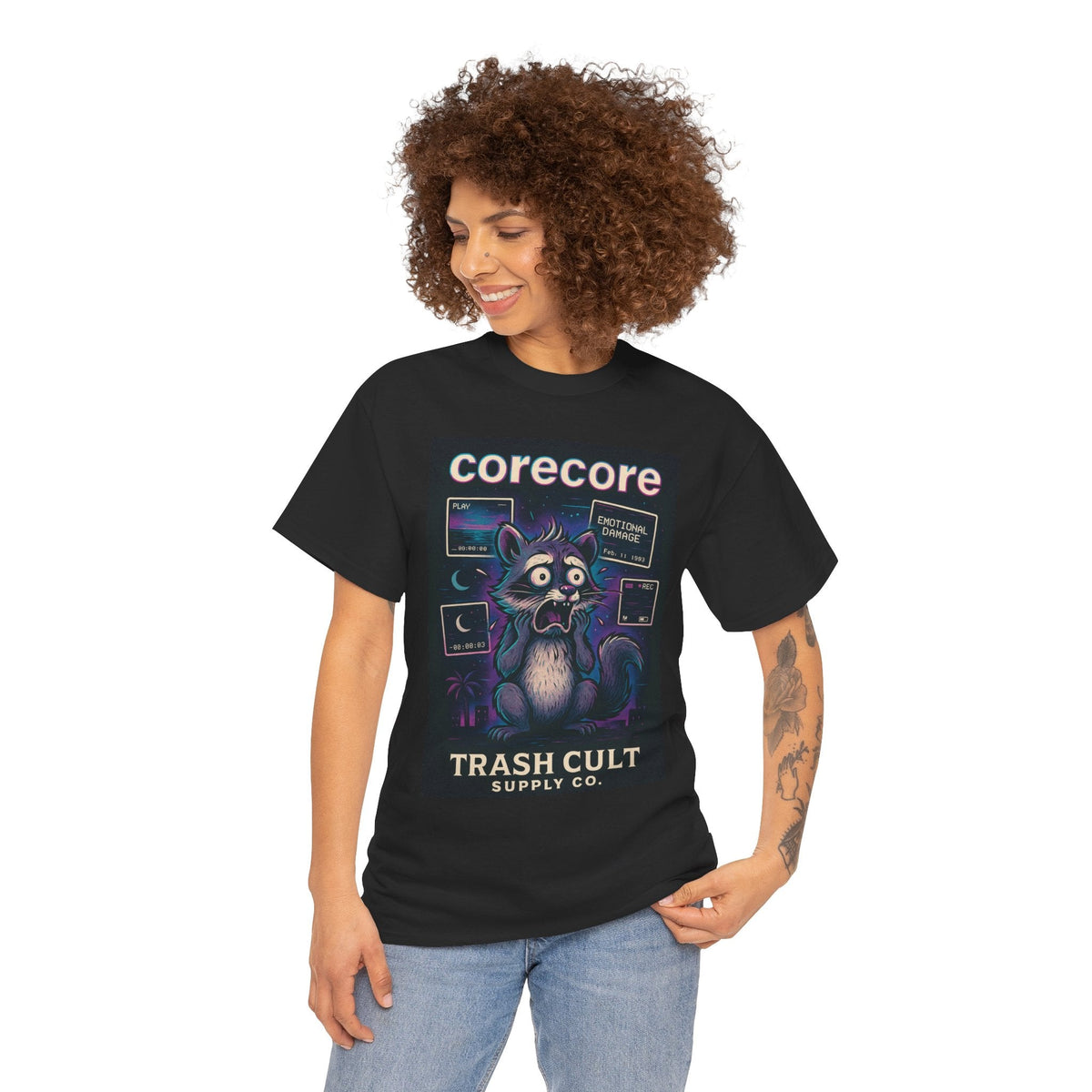Corecore Emotional Damage Squirrel Shirt – Trash Cult Supply Co. | Vaporwave Breakdown Tee