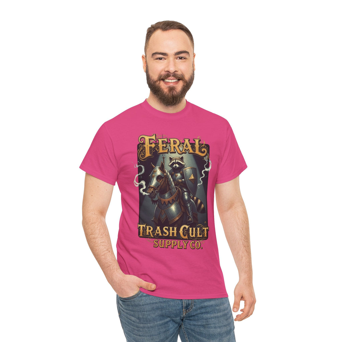 Feral Trash Cult Tee, Unisex Graphic Tee, Cool T-Shirt, Unique Funny Apparel, Gift for Eco Warriors, Casual Wear, Festival Clothing