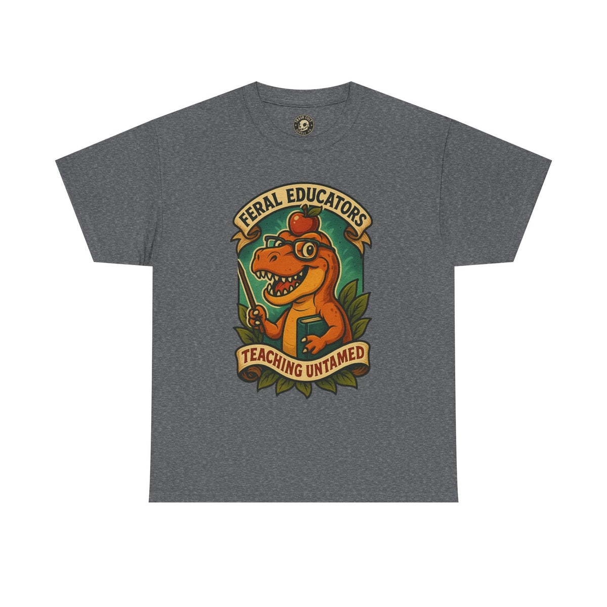 Feral Educators Tee, Fun Teacher Shirt, Unisex Cotton Tee, Gift for Educators, Classroom Apparel, Teacher Appreciation Day