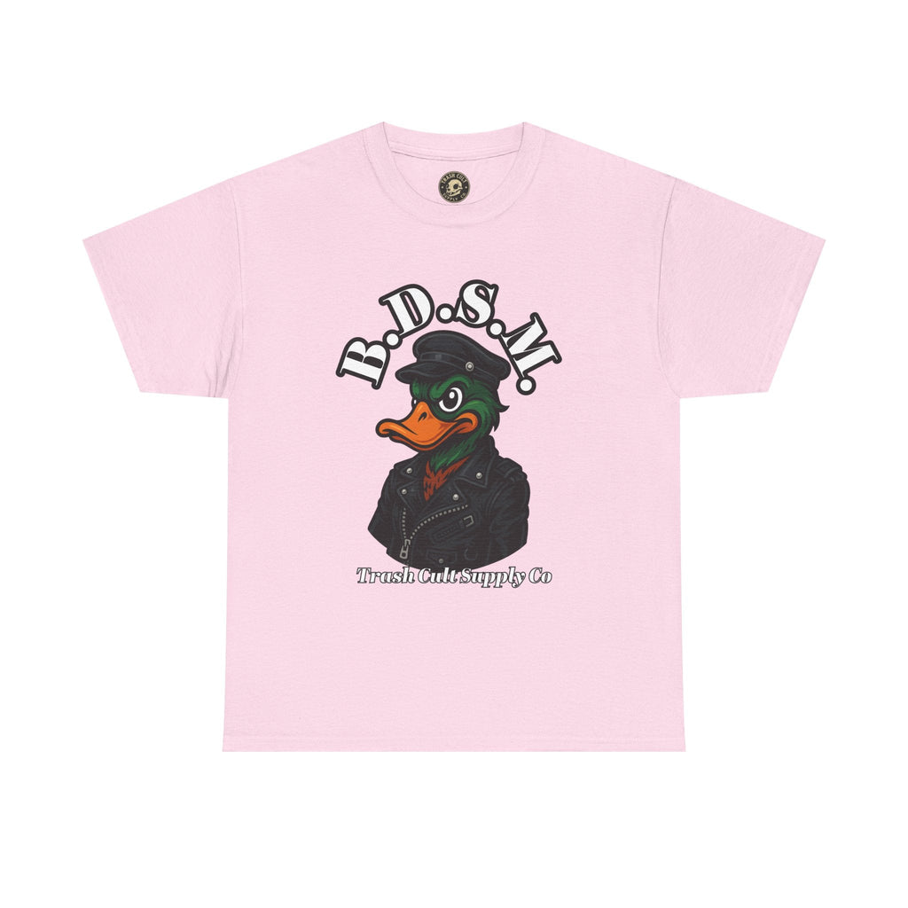 BDSM Mallard Duck Biker Shirt – Funny Biker Duck Tee on Gildan 5000