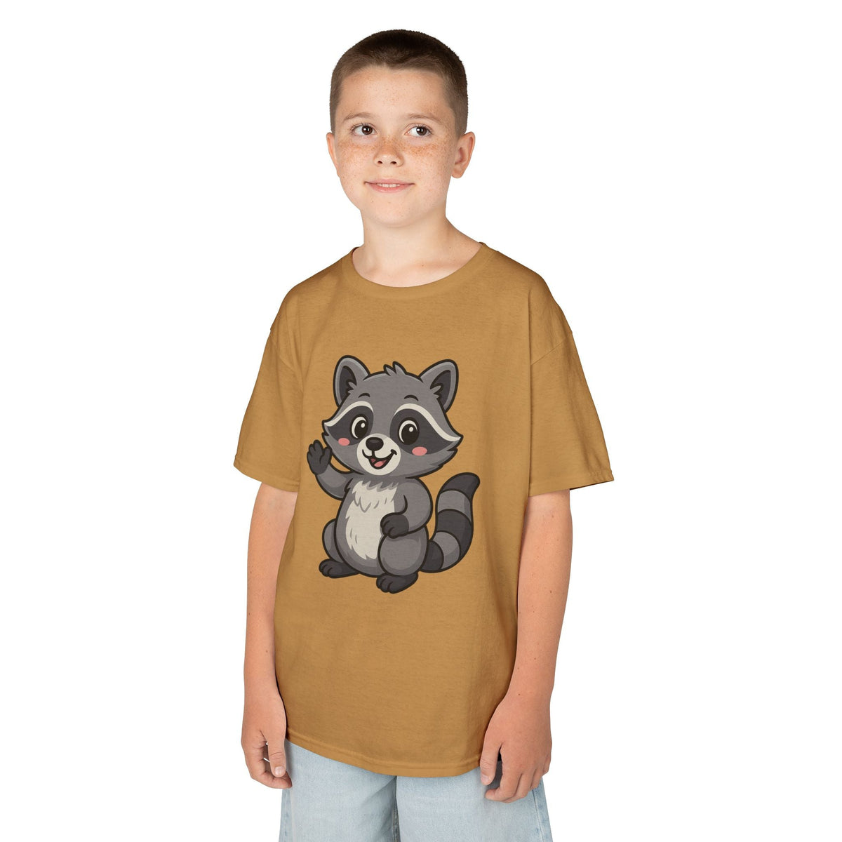 Cute Raccoon Kids T-Shirt, Fun Animal Graphic Tee for Boys and Girls, Birthday Gift, Playful Party Wear, Everyday Casual Shirt, Nature [...]