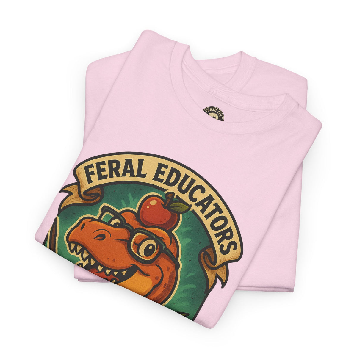 Feral Educators Tee, Fun Teacher Shirt, Unisex Cotton Tee, Gift for Educators, Classroom Apparel, Teacher Appreciation Day