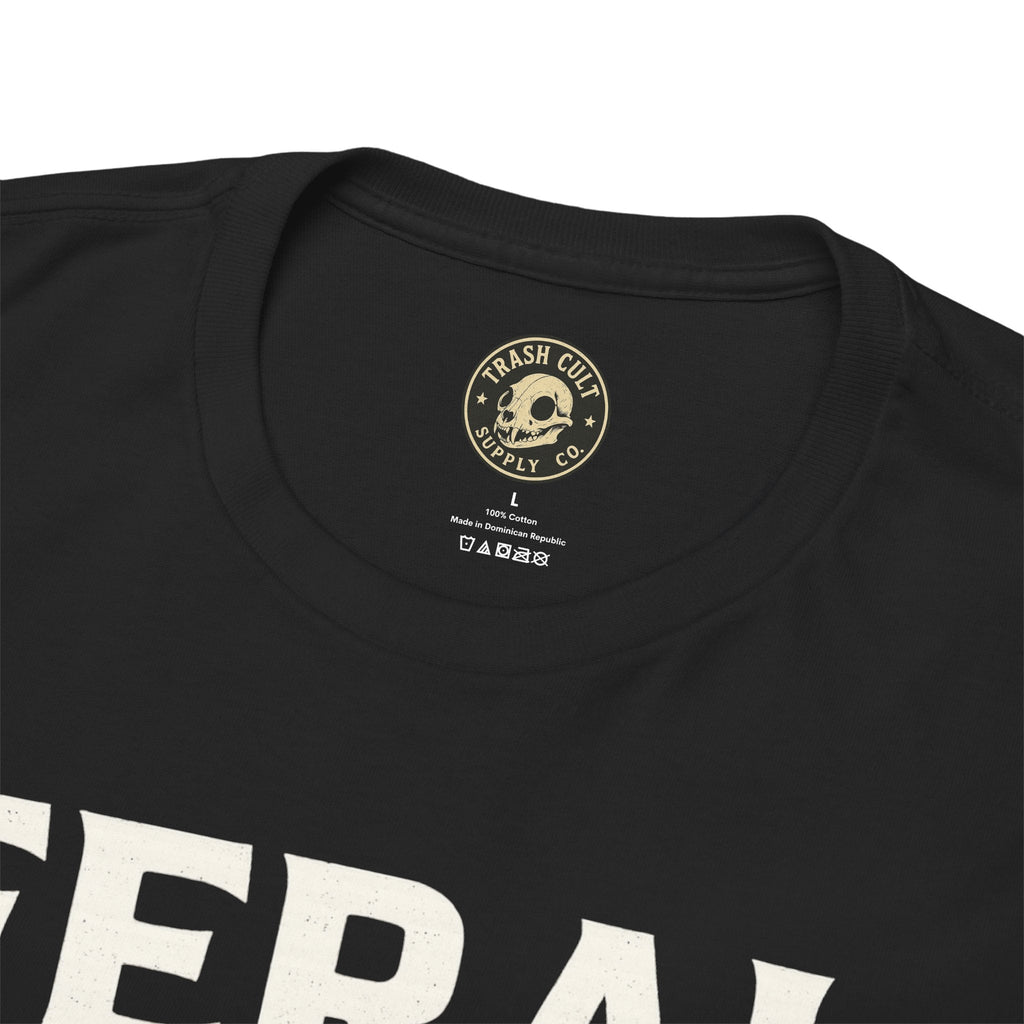 FERAL Samurai Shirt – Japanese Village & Warrior Graphic | Trash Cult Supply Co | Gildan 5000 Tee