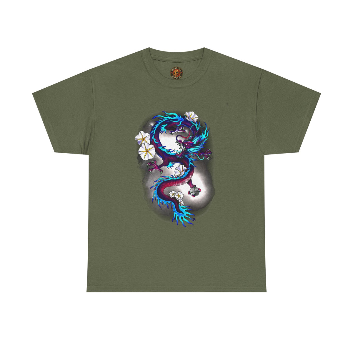 Electric Dragon Tattoo T-Shirt – Lara Davenport x Trash Cult Supply Co. Collab (Gildan 5000)
