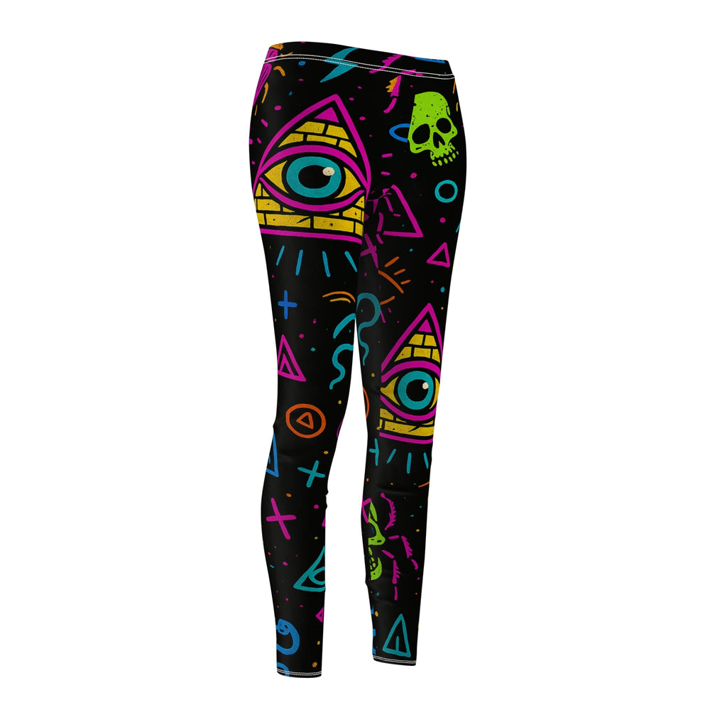 Neon Illuminati Chaos – Cut & Sew Leggings | Limited Edition Illuminasty Drop