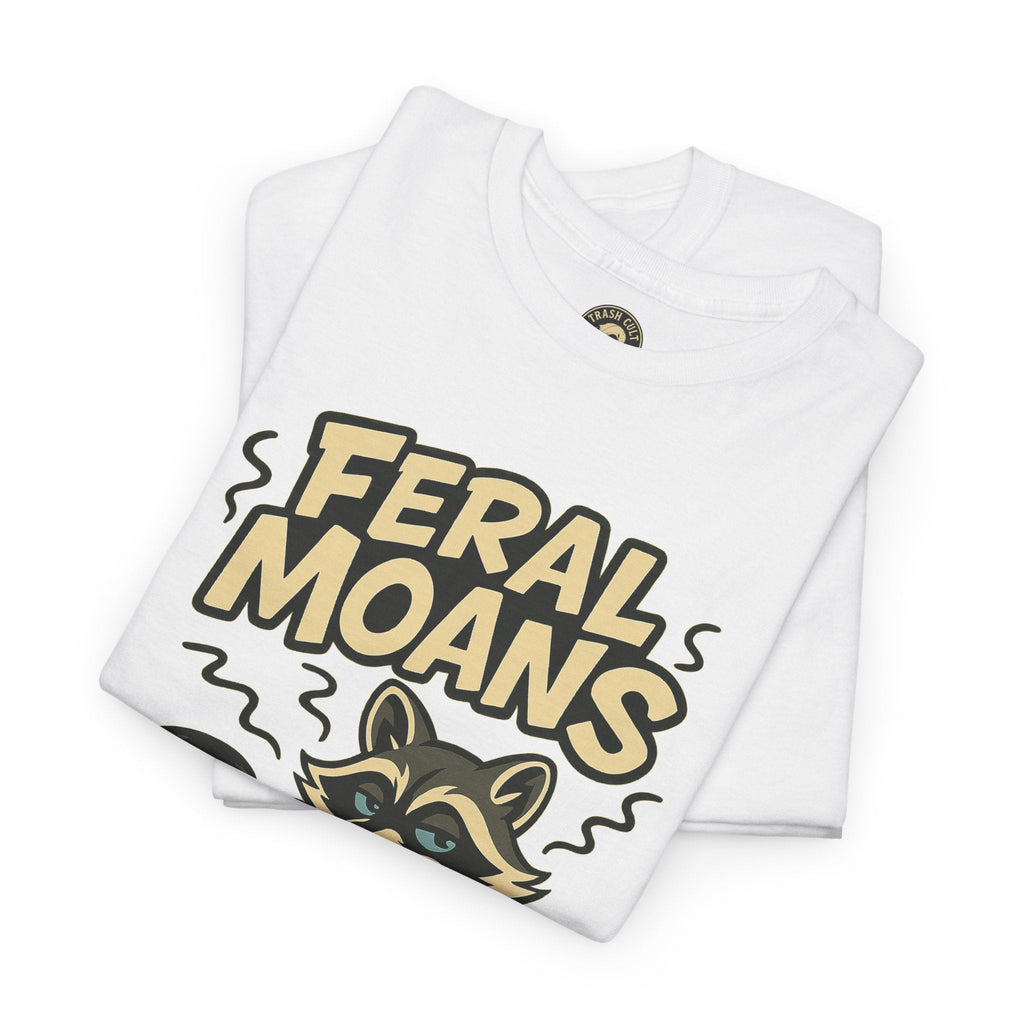 Feral Moans Unisex Heavy Cotton Tee, Funny Graphic Tee, Animal Lover Shirt, Casual Wear, Gift for Nature Enthusiasts