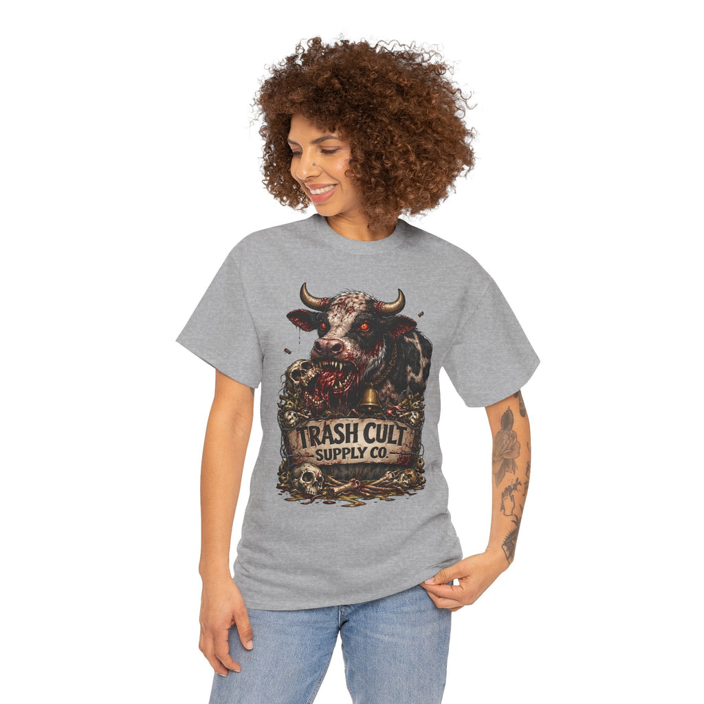 Trash Cult Supply Co. Cow Skull Tee