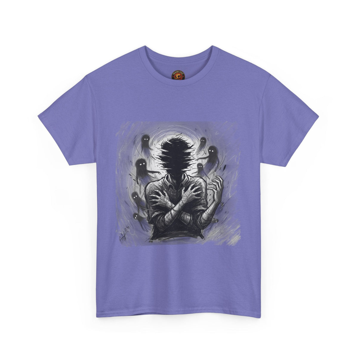 Xian Allen x Trash Cult Shirt – “Don’t Let Them In” | Ghost Spiral Emotional Horror Tee