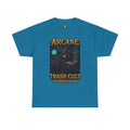 Arcane Trash Cult Unisex Heavy Cotton Tee, Cult Merchandise, Witchy Style, Halloween Tee, Casual Everyday Wear